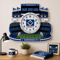Hamburger SV - Holzwanduhr Limitierte Auflage