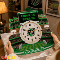Hannover 96 - Holzwanduhr Sonderausgabe mit Ihrem Namen