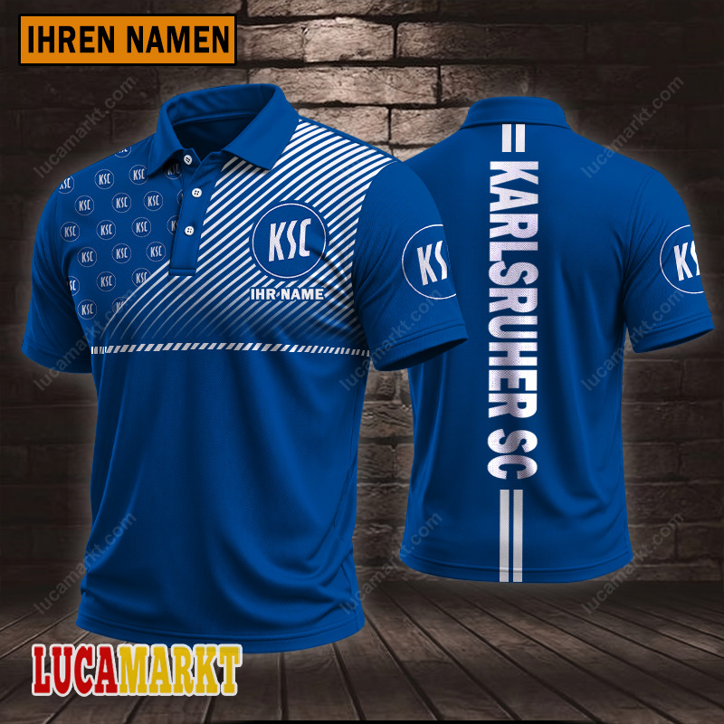Karlsruher SC – Polo Hemd Sportausgabe Stil mit Ihrem Namen Karlsruher SC – Polo Hemd Sportausgabe Stil mit Ihrem Namen