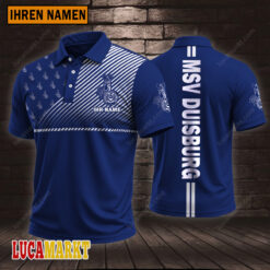 Msv duisburg - Polo Hemd Sportausgabe Stil mit Ihrem Namen