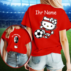 SC Freiburg – T-Shirt Hello Kitty mit Ihrem Namen