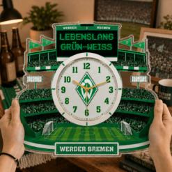 SV Werder Bremen – Holzwanduhr Limitierte Auflage