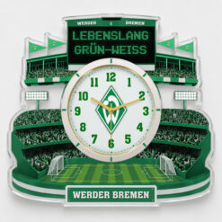 SV Werder Bremen - Holzwanduhr Limitierte Auflage