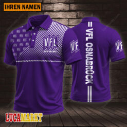 VfL Osnabrück - Polo Hemd Sportausgabe Stil mit Ihrem Namen
