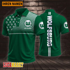 VfL Wolfsburg - Polo Hemd Sportausgabe Stil mit Ihrem Namen