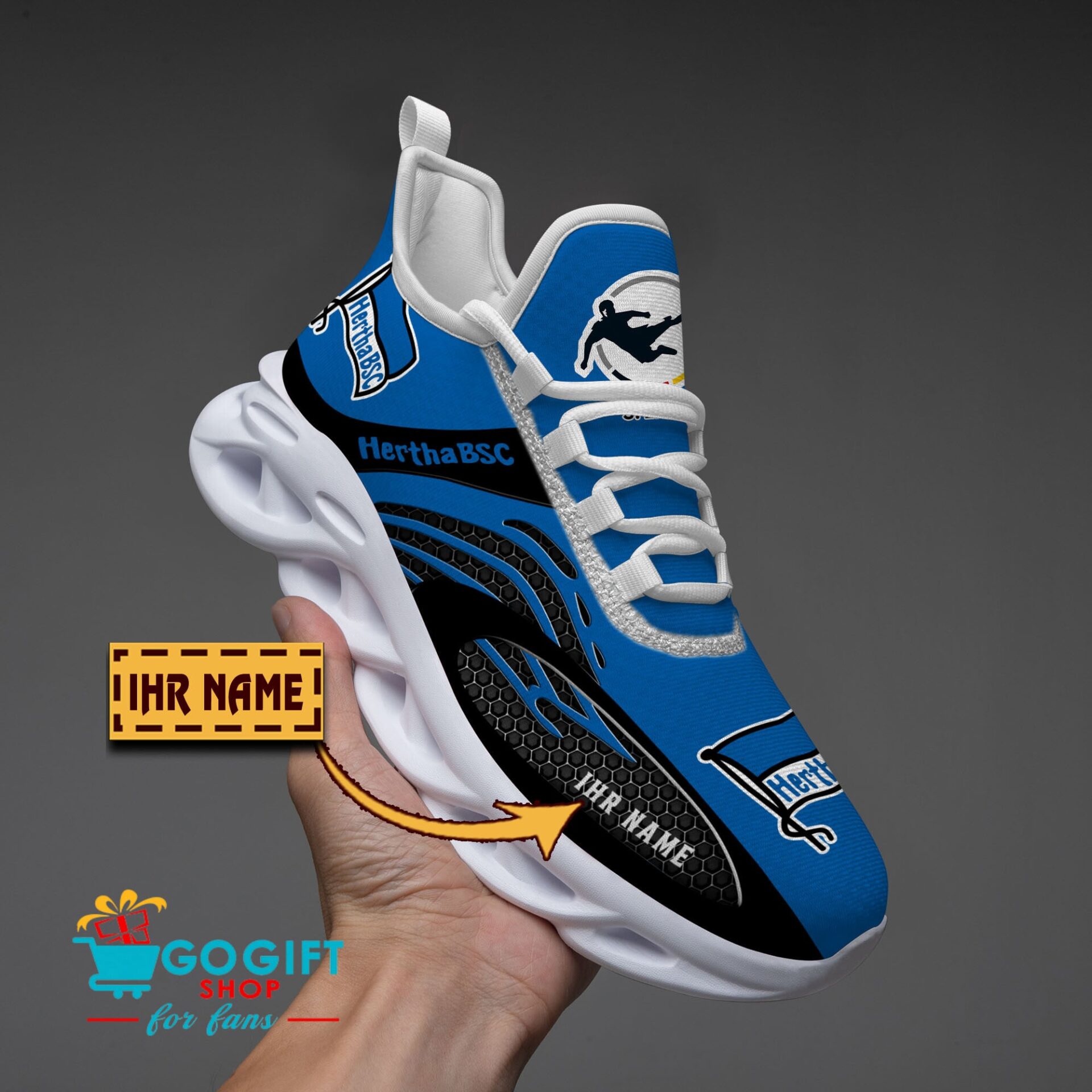 Hertha BSC – Max Soul Schuhe Limitierte Auflage mit Ihrem Namen Hertha BSC – Max Soul Schuhe Limitierte Auflage mit Ihrem Namen