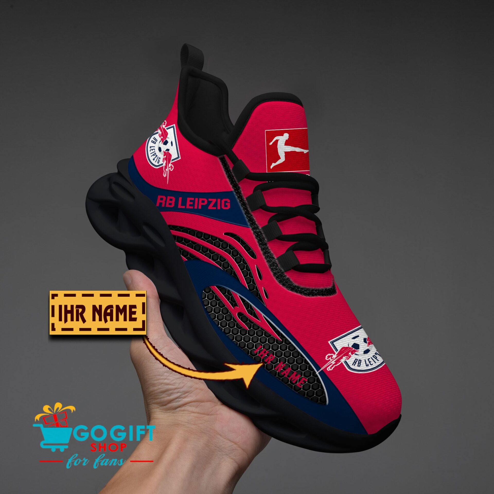 RB Leipzig – Max Soul Schuhe Limitierte Auflage mit Ihrem Namen RB Leipzig – Max Soul Schuhe Limitierte Auflage mit Ihrem Namen