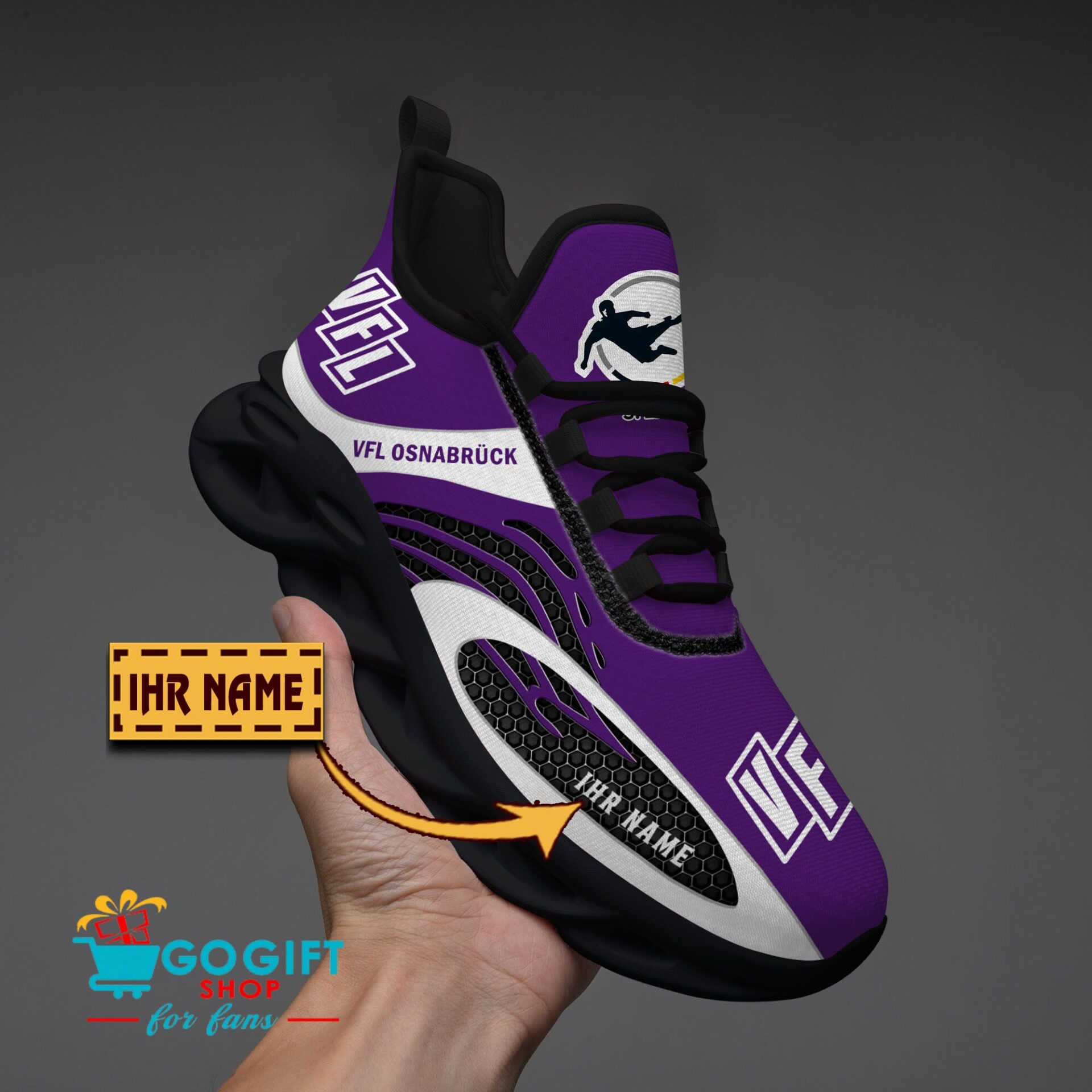VfL Osnabrück – Max Soul Schuhe Limitierte Auflage mit Ihrem Namen VfL Osnabrück – Max Soul Schuhe Limitierte Auflage mit Ihrem Namen