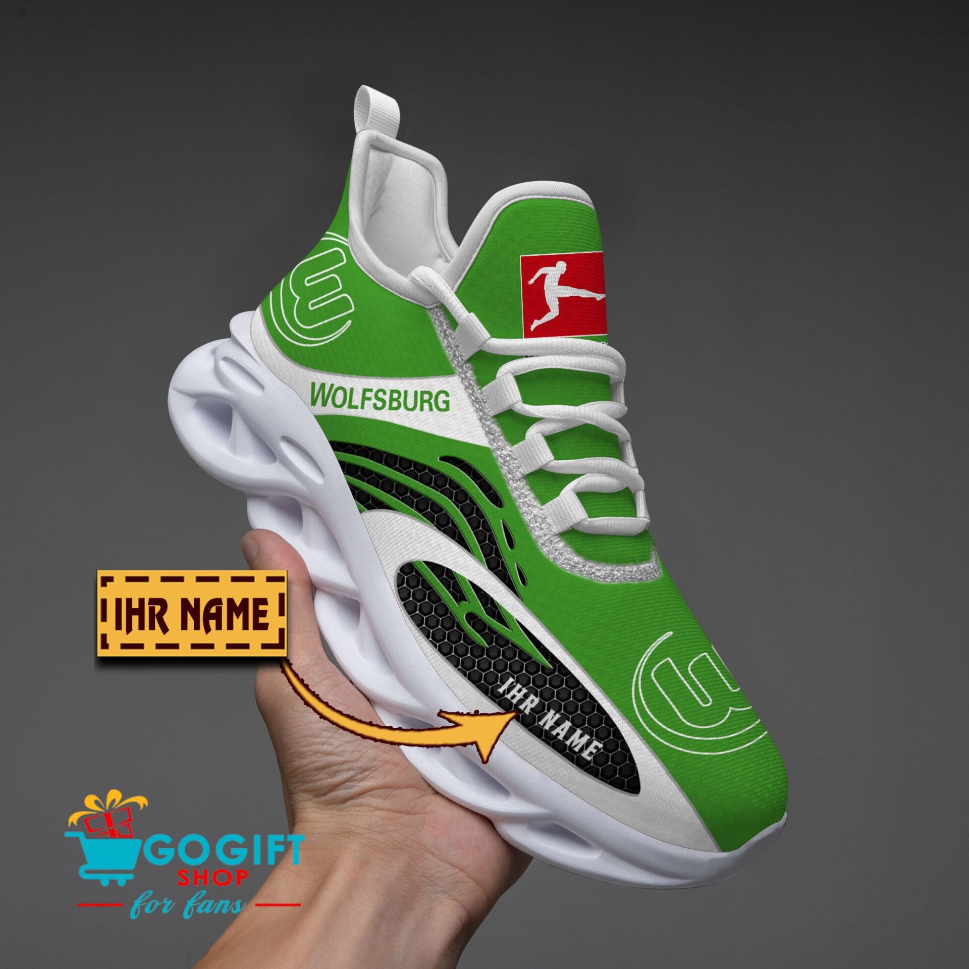 VfL Wolfsburg – Max Soul Schuhe Limitierte Auflage mit Ihrem Namen