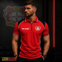 Bayer 04 Leverkusen - Polo Hemd Neue Ausgabe mit Ihrem Namen