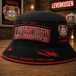 Bayer 04 Leverkusen - Anglerhut Neue Version mit Ihrem Namen