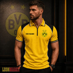 Borussia Dortmund - Polo Hemd Neue Ausgabe mit Ihrem Namen