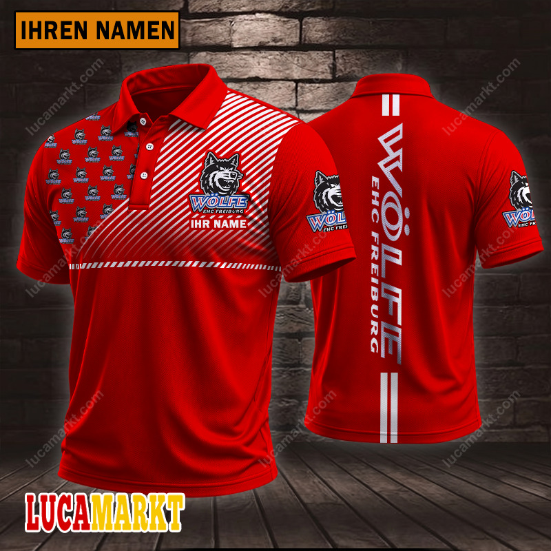 EHC Freiburg – Polo Hemd Sportausgabe Stil mit Ihrem Namen EHC Freiburg – Polo Hemd Sportausgabe Stil mit Ihrem Namen