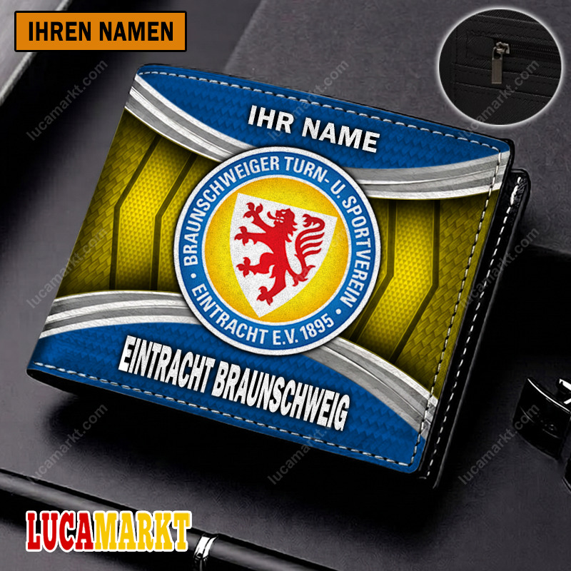 Eintracht Braunschweig – Geldbörse Sonderausgabe mit Ihrem Namen Eintracht Braunschweig – Geldbörse Sonderausgabe mit Ihrem Namen