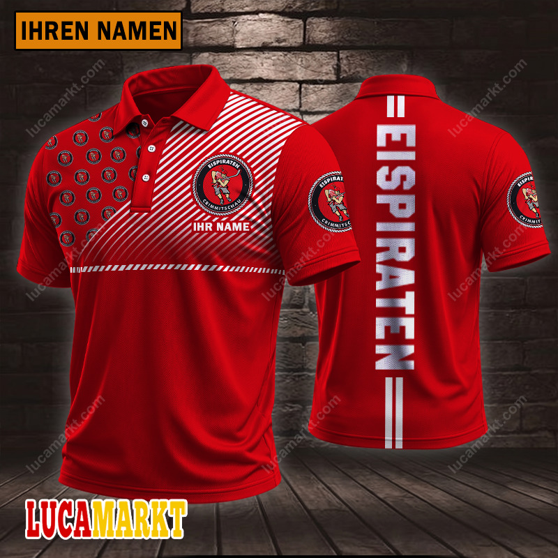 Eispiraten Crimmitschau – Polo Hemd Sportausgabe Stil mit Ihrem Namen Eispiraten Crimmitschau – Polo Hemd Sportausgabe Stil mit Ihrem Namen
