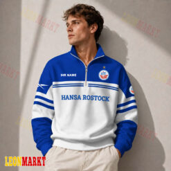 FC Hansa Rostock - Zip Pullover Limitierte Auflage mit Ihrem Namen