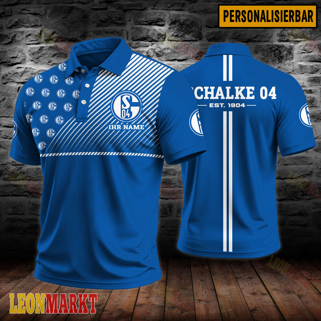 FC Schalke 04 – Polo Hemd Neue Ausgabe mit Ihrem Namen FC Schalke 04 – Polo Hemd Neue Ausgabe mit Ihrem Namen