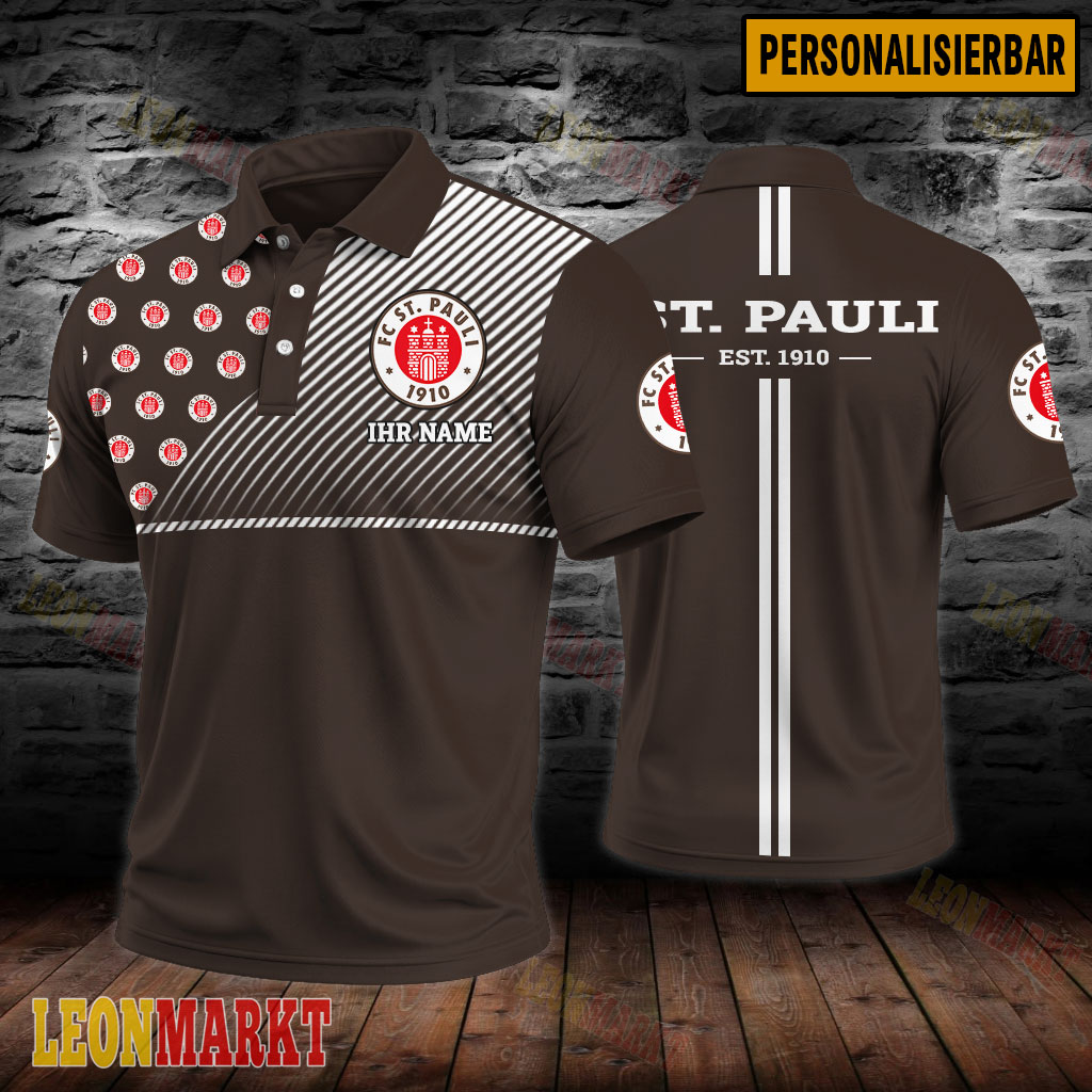 FC St. Pauli – Polo Hemd Neue Ausgabe mit Ihrem Namen FC St. Pauli – Polo Hemd Neue Ausgabe mit Ihrem Namen
