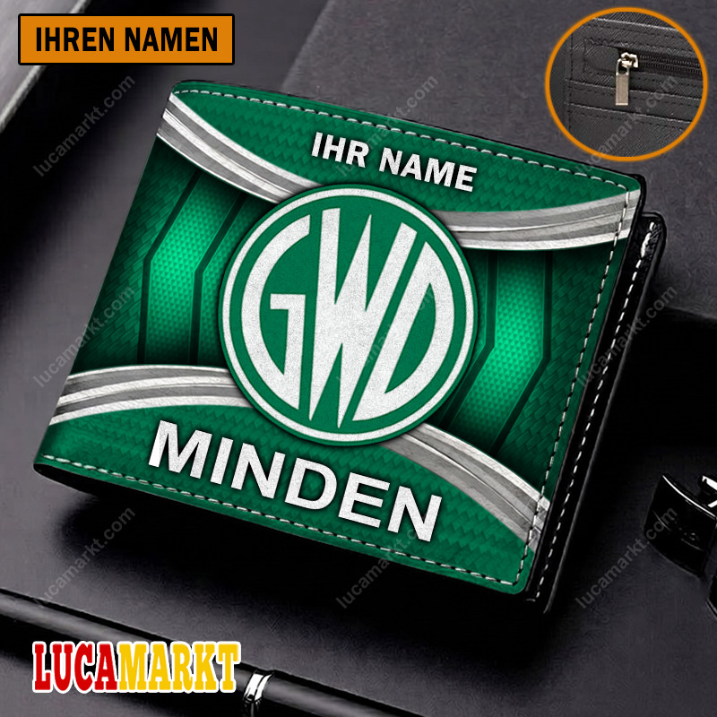 GWD Minden – Geldbörse Sonderausgabe mit Ihrem Namen GWD Minden – Geldbörse Sonderausgabe mit Ihrem Namen