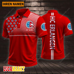 HC Erlangen - Polo Hemd Sportausgabe Stil mit Ihrem Namen