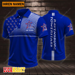 Ravensburg Towerstars - Polo Hemd Sportausgabe Stil mit Ihrem Namen