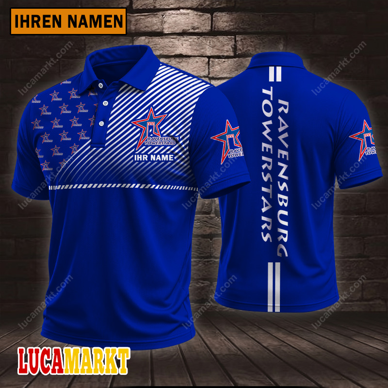 Ravensburg Towerstars – Polo Hemd Sportausgabe Stil mit Ihrem Namen Ravensburg Towerstars – Polo Hemd Sportausgabe Stil mit Ihrem Namen