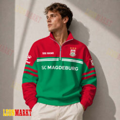 SC Magdeburg - Zip Pullover Neue Version mit Ihrem Namen