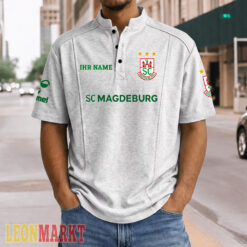 SC Magdeburg - Stehkragen-Polo Neue Ausgabe mit Ihrem Namen