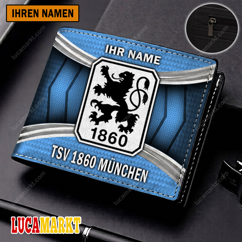 TSV 1860 München – Geldbörse Sonderausgabe mit Ihrem Namen TSV 1860 München – Geldbörse Sonderausgabe mit Ihrem Namen