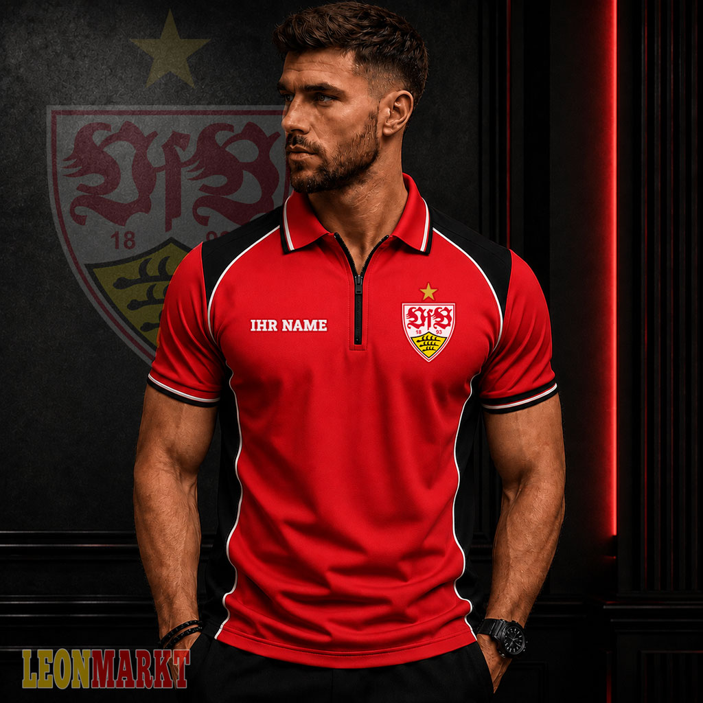 VfB Stuttgart – Polo Hemd Neue Ausgabe mit Ihrem Namen VfB Stuttgart – Polo Hemd Neue Ausgabe mit Ihrem Namen