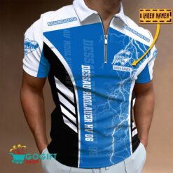 Dessau-Roßlauer HV - Reißverschluss Poloshirt Neue Version mit Ihrem Namen