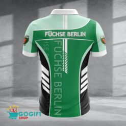 Füchse Berlin – Reißverschluss Poloshirt Neue Version mit Ihrem Namen