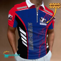 SG Flensburg-Handewitt - Reißverschluss Poloshirt Neue Version mit Ihrem Namen