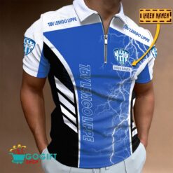 TBV Lemgo Lippe - Reißverschluss Poloshirt Neue Version mit Ihrem Namen